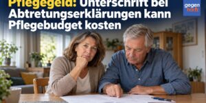 Pflegegeld: Unterschrift bei Abtretungserklärungen kann Pflegebudget kosten