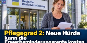 Pflegegrad 2: Neue Hürde kann die Erwerbsminderungsrente kosten