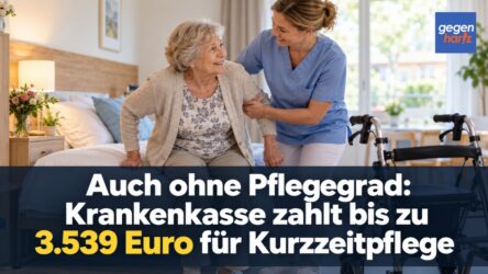 Beitragsbild von: Auch ohne Pflegegrad: Krankenkasse zahlt bis zu 3.539 Euro für Kurzzeitpflege