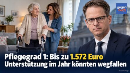 Beitragsbild von: Pflegegrad 1: Bis zu 1.572 Euro Unterstützung im Jahr sollen wegfallen