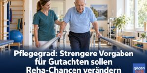 Pflegegrad: Strengere Vorgaben für Gutachten sollen Reha-Chancen verändern
