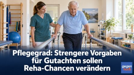 Beitragsbild von: Pflegegrad: Strengere Vorgaben für Gutachten sollen Reha-Chancen verändern
