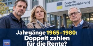 Rente: Die Jahrgänge 1965 bis 1980 müssen doppelt zahlen