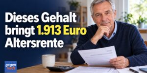 Rente nach 45 Jahren: Dieses Gehalt bringt 1.913 Euro Altersrente – und so viel bleibt übrig