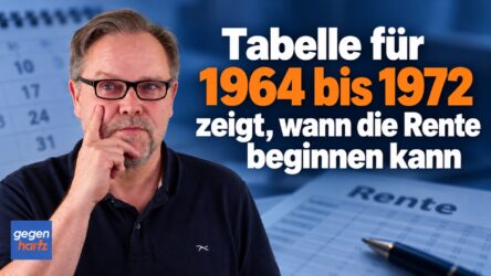 Beitragsbild von: Renteneintrittsalter: Neue Tabelle für 1964 bis 1972 zeigt wann die Rente beginnen kann