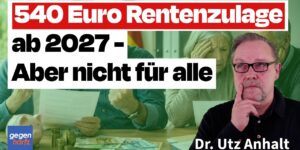Rente: 540 Euro Zulage ab 2027 – die meisten Rentner bekommen keinen Zuschlag