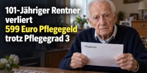 Rentner verliert 599 Euro Pflegegeld trotz Pflegegrad 3