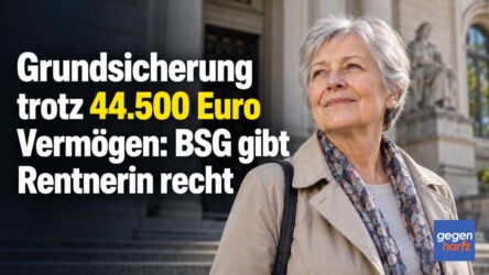 Beitragsbild von: Grundsicherung trotz 44.500 Euro Vermögen: BSG gibt Rentnerin recht