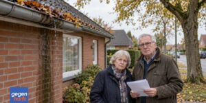 Weil ein Stadt-Baum die Dachrinne verstopft müssen Rentner Tausende zahlen
