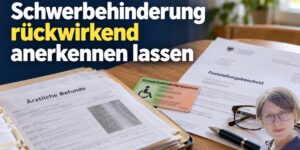 Schwerbehinderung rückwirkend anerkennen lassen: Der Antrag lohnt sich
