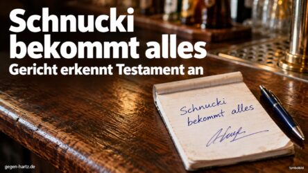 Beitragsbild von: "Mein Schnucki bekommt alles": Gericht anerkennt Zettel als Testament an