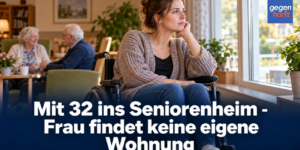 Schwerbehinderung: Mit 32 ins Seniorenheim - Frau findet keine eigene Wohnung
