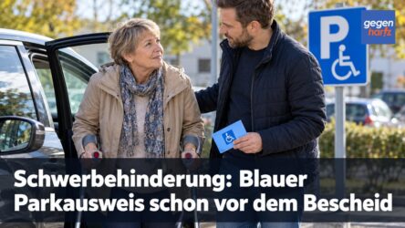 Beitragsbild von: Schwerbehinderung: Blauer Parkausweis schon vor dem Bescheid