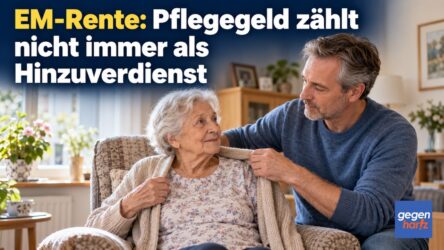 Beitragsbild von: EM-Rente: Pflegegeld zählt nicht immer als Hinzuverdienst