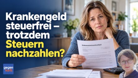 Beitragsbild von: Obwohl das Krankengeld steuerfrei ist droht eine Steuernachzahlung