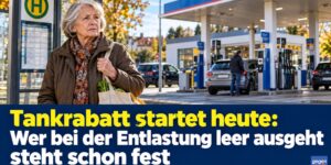 Tankrabatt startet heute: Wer bei der Entlastung ausgeschlossen steht schon fest