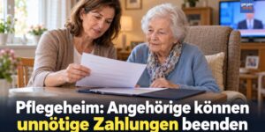 Pflegeheim: Angehörige können unnötige Zahlungen beenden