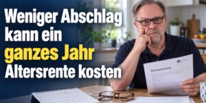 Rente nach 35 Jahren: 10,8 statt 14,4 Prozent Abschlag soll kommen - aber mit einem Haken