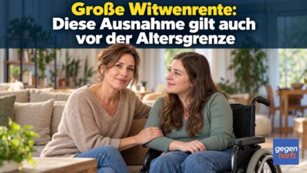 Beitragsbild von: Große Witwenrente: Diese Ausnahme gilt auch vor der Altersgrenze