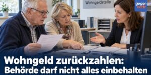 Wohngeld zurückzahlen: Behörde darf nicht alles einbehalten darf
