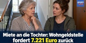 Miete an die Tochter: Wohngeldstelle fordert 7.221 Euro zurück